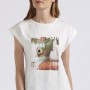 Cafe Noir TSHIRT SMANICATA STAMPATA - C7JT0186