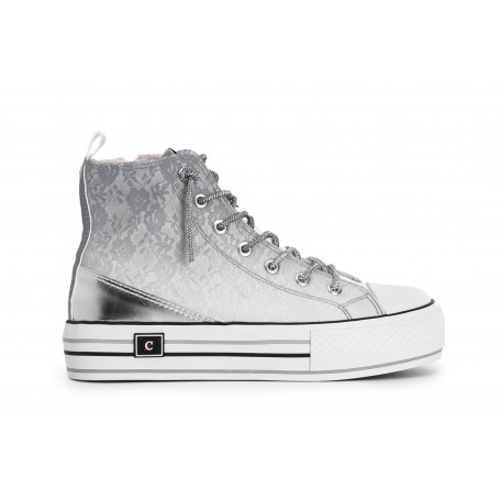 Cafe Noir SNEAKERS MID PIZZO DEGRADÃ¨ CON LACCI STRASS - C1DM9125