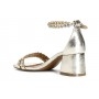 Cafe Noir SANDALO TOPPONE CHIUSO IN METALLIZZATO CON STRASS - C1XA9009