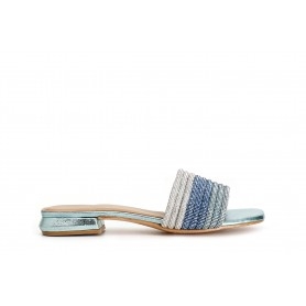 Cafe Noir CIABATTA CON MIGNONS STRASS EFFETTO LAMINATO - C1XA9012