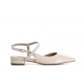 Cafe Noir BALLERINA CON LACCIO ASIMMETRICO IN PELLE - C1XV4105