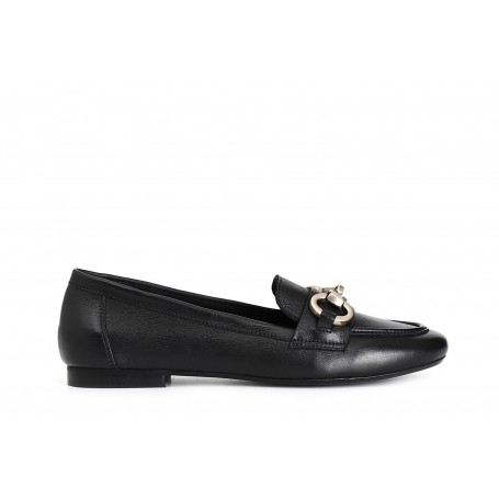 Cafe Noir MOCASSINO IN PELLE CON MORSETTO - C1XV1000