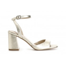 Cafe Noir SANDALO IN PELLE LAMINATA CON ALLACCIATURA ALLA CAVIGLIA - C1XV4000