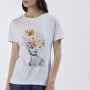 Cafe Noir TSHIRT STAMPA ROMANTIC - C7JT0172