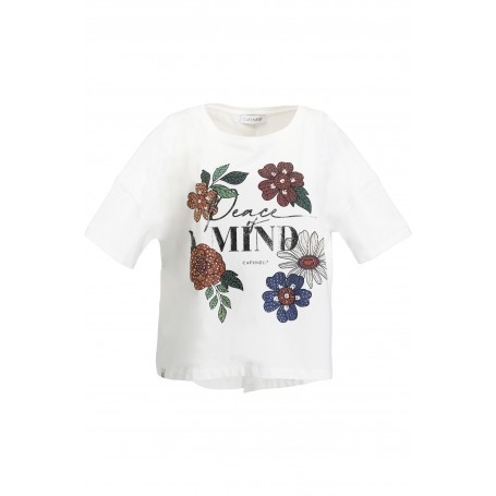 Cafe Noir TSHIRT PEACE OF MIND - C7JT0178