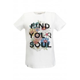 Cafe Noir TSHIRT FIND YOUR SOUL - C7JT0182