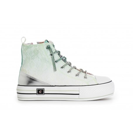 Cafe Noir SNEAKERS MID PIZZO DEGRADÃ¨ CON LACCI STRASS - C1DM9125