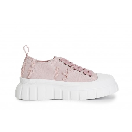 Cafe Noir SNEAKER ALLACCIATA IN TESSUTO SFRANGIATO - C1DG9003