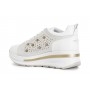 Cafe Noir SNEAKERS IN PELLE SCAMOSCIATA E STRASS - C1DN1028