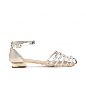 Cafe Noir SANDALO IN PELLE CON TOPPONE MIGNON STRASS - C1XB1008