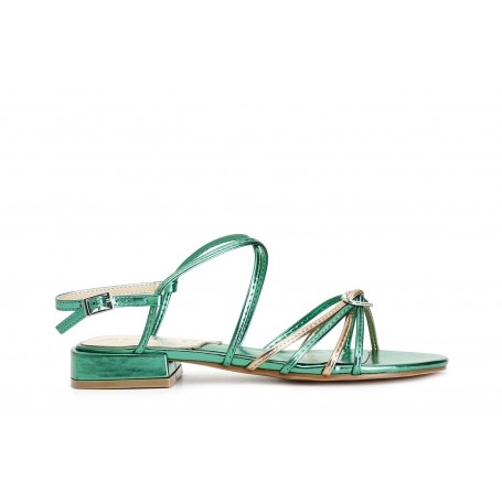 Cafe Noir SANDALO LACCINI DOPPIO INCROCIO EFFETTOLAMINATO CON ACCESSORIO - C1GE9010