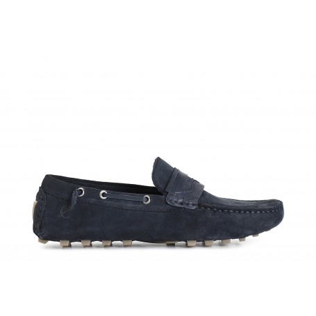 Cafe Noir MOCASSINO IN PELLE SCAMOSCIATA CON PASSANTE SUOLA DRIVER - C1TR6111