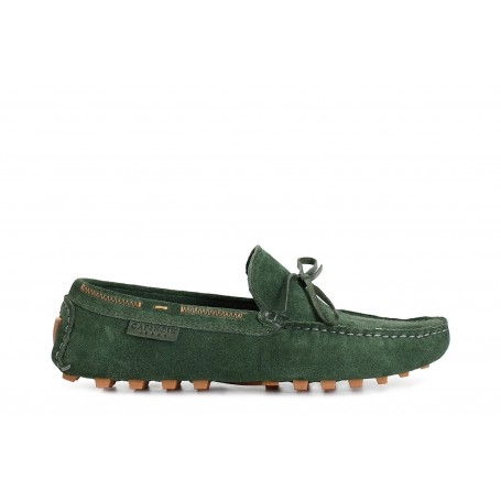 Cafe Noir MOCASSINO IN PELLE SCAMOSCIATA CON FIOCCO SUOLA DRIVER - C1TR6112