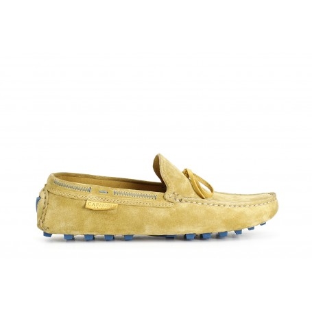 Cafe Noir MOCASSINO IN PELLE SCAMOSCIATA CON FIOCCO SUOLA DRIVER - C1TR6112