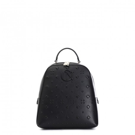 Cafe Noir ZAINO CON DECORAZIONI IN ALTA FREQUENZAE LOGO TONO SU TONO - C3BC0607
