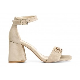 Cafe Noir SANDALO CON ACCESSORIO IN PELLE SCAMOSCIATA - C1XV5201