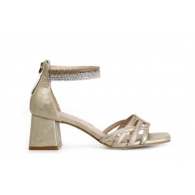 Cafe Noir SANDALO TOPPONE CHIUSO LACCI STRASS ALLA CAVIGLIA - C1LB9012