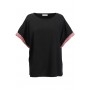 Cafe Noir TSHIRT CON PASSAMANERIA ALLE MANICHE - C7JT0180