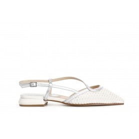 Cafe Noir BALLERINA APERTA DIETRO CON RETINA E STRASS - C1ED9005