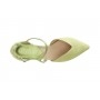 Cafe Noir BALLERINA IN PELLE SCAMOSCIATA CON LACCIO LAMINATO ASIMMETRICO - C1ED5001