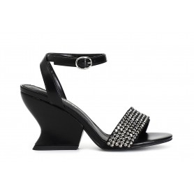 Cafe Noir SANDALO CON FASCIA STRASS E CINTURINO ALLA CAVIGLIA - C1MB9075