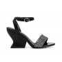 Cafe Noir SANDALO CON FASCIA STRASS E CINTURINO ALLA CAVIGLIA - C1MB9075