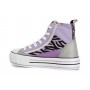 Cafe Noir SNEAKERS MID PATCHWORK ZEBRA - C1DM9133