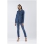 Cafe Noir CAMICIA DRITTA MANICHE LUNGHE IN CHAMBRAY - C7JC0118