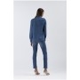 Cafe Noir CAMICIA DRITTA MANICHE LUNGHE IN CHAMBRAY - C7JC0118