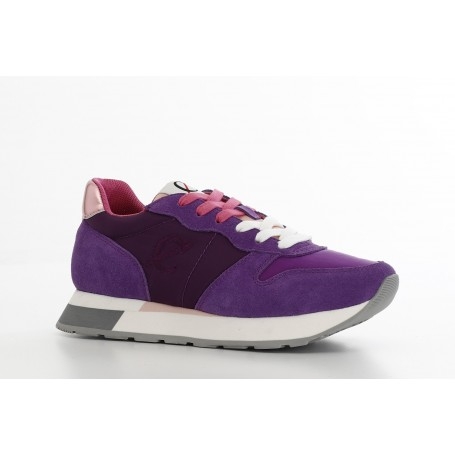 Cafe Noir SNEAKERS IN PELLE SCAMOSCIATA E TESSUTO - C1DB6000