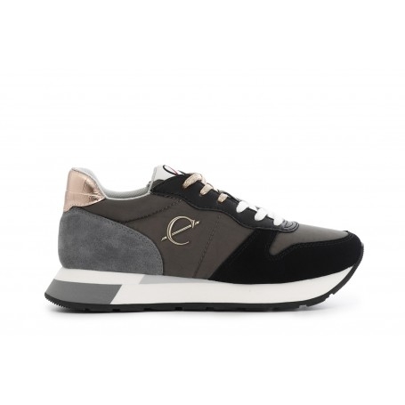 Cafe Noir SNEAKERS IN PELLE SCAMOSCIATA E TESSUTO - C1DB6001