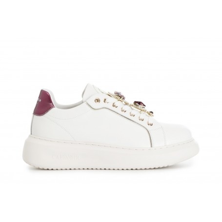 Cafe Noir SNEAKERS IN PELLE CON ACCESSORI REMOVIBILI - C1DE1032
