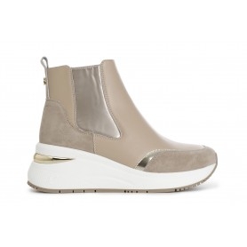 Cafe Noir TRONCHETTO CON RIPORTO IN NYLON E CAMOSCIO - C1DN1183