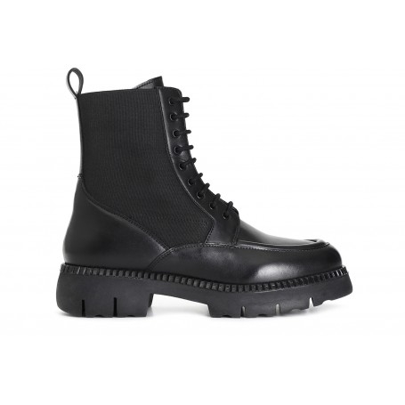 Cafe Noir TRONCHETTO IN PELLE ALLACCIATO CON ELASTICO - C1EB1166