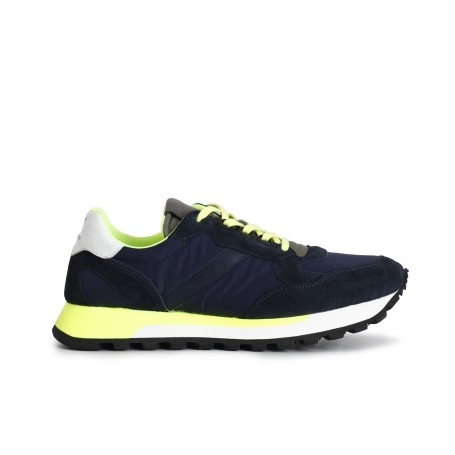Cafe Noir SNEAKERS UOMO IN PELLE SCAMOSCIATA E TESSUTO - C1PC6434