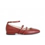 Cafe Noir BALLERINA IN PELLE CON 3 FIBBIE - C1XG1011