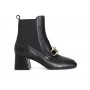Cafe Noir TRONCHETTO IN PELLE CON ELASTICO E ACCESSORIO  TACCO 60 - C1XV1122
