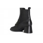 Cafe Noir TRONCHETTO IN PELLE CON ELASTICO E ACCESSORIO  TACCO 60 - C1XV1122