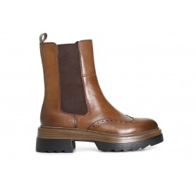 Cafe Noir TRONCHETTO IN PELLE ELASTICO CON FORATURE ALL'INGLESE IN PUNTA - C1XV1233