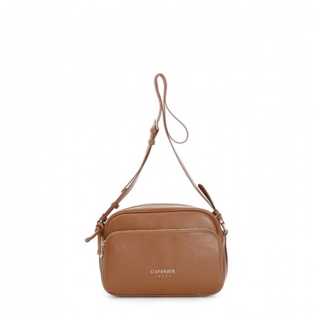 Cafe Noir CAMERA BAG IN SINTETICO CON TASCA ZIP ROUND , PERSONALIZZAZIONE IN TPU E RIVETTO - C3BJ0702