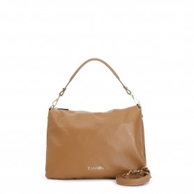 Cafe Noir BORSA A SPALLA  IN DOLLARO , TRE SCOMPARTI INTERNI , TRACOLLA REMOVIBILE LOGO IN - C3OP1023