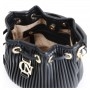 Cafe Noir SECCHIELLO  CON COULISSE IN MATERIALE METALLIZZATO PLISSE' , CON LOGO IN METALLO - C3WA0701