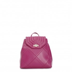 Cafe Noir ZAINO  TRAPUNTATO CON MOTIVO A ROMBI E PATTINA TRAPUNTATA CON MOTIVO A RIGHE - C3WH0718