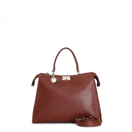 Cafe Noir TOTE in pelle dollaro con lettering - C3XH0016