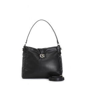 Cafe Noir BORSA A SACCA EFFETTO PUFFY CON LOGO INMETALLO - C3YG0717
