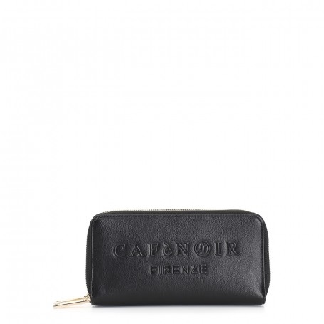 Cafe Noir PORTAFOGLIO ZIP AROUND LOGO IN RILIEVO - C4AG0504