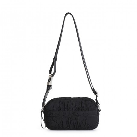 Cafe Noir PORTACELLULARE IN NYLON STROPICCIATO  CON TRACOLLA CON CHIUSURA TECNICA - C4AI0701