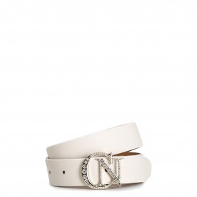 Cafe Noir CINTURA IN PELLE CON FIBBIA CN IN METALLO CON STRASS - C4CM0702