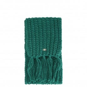 Cafe Noir SCIARPA CON FRANGE LAVARATA A TRECCIA - C4JU0004