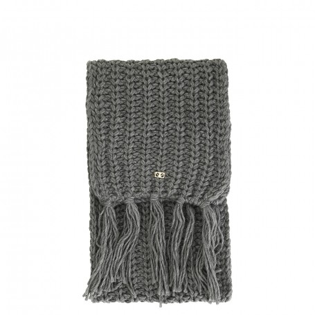 Cafe Noir SCIARPA CON FRANGE LAVARATA A TRECCIA - C4JU0004